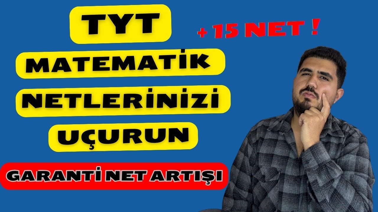 TYT Matematikte En Hızlı Net Artışı | YKS 2026 İçin Kesin Çalışma Modeli