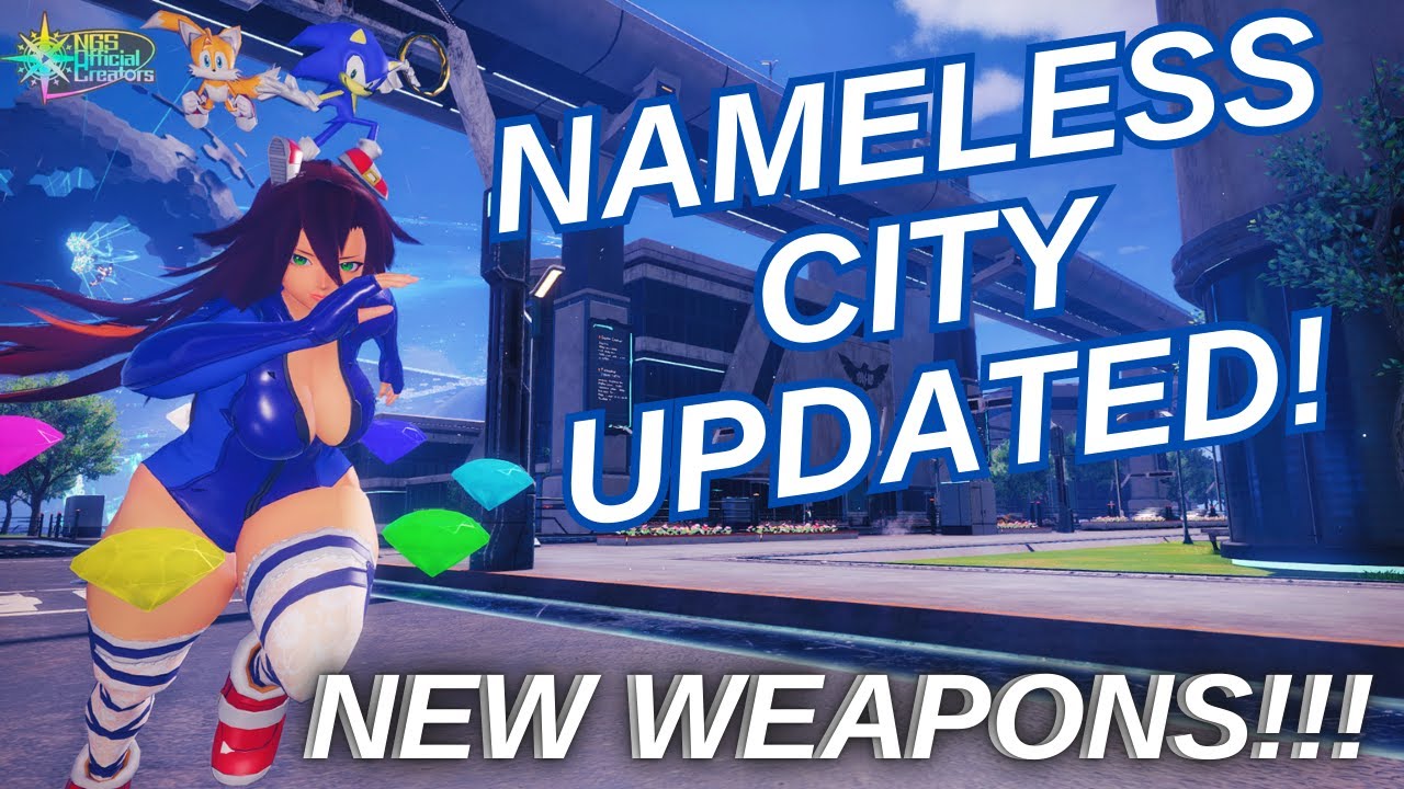 [PSO2 NGS] Nameless City Updated! - New Weapons! - NGS Update 8-28-2024 ...