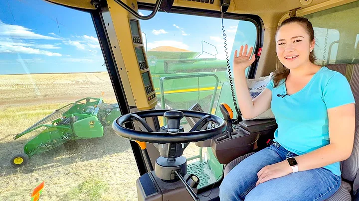 1st Day of Wheat Harvest 2022!  Staying Positive i...