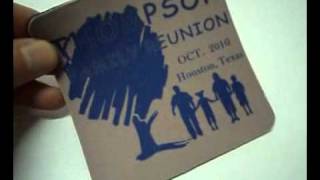 Family Reunion Gifts - 4pc Round Coaster Set