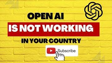 How To FIX ChatGPT Not Available In Your Country / OPENAI