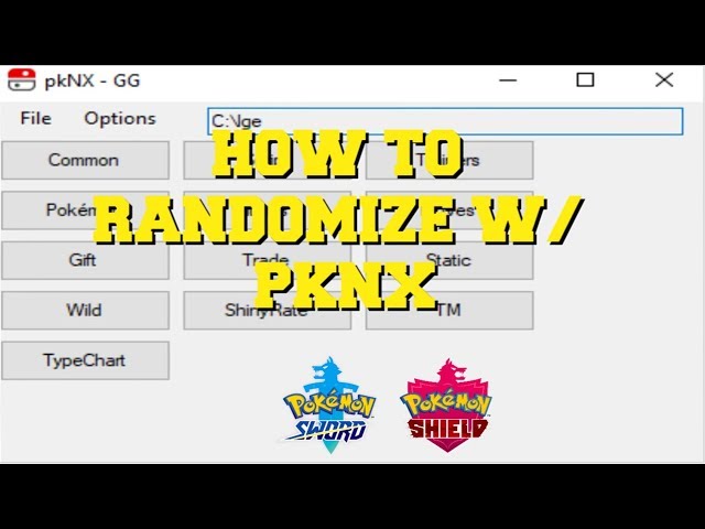 HOW TO RANDOMIZE POKEMON SWORD AND POKEMON SHIELD WITH PKNX FOR SWITCH 