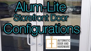 Exploring Alum-Lite Series: Single Door & Frame Configuration for Commercial Storefront Glass Doors
