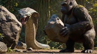 Ultimate Clash: King Kong vs. Titanoboa – Who Rules the Jungle? | Viral Monkey