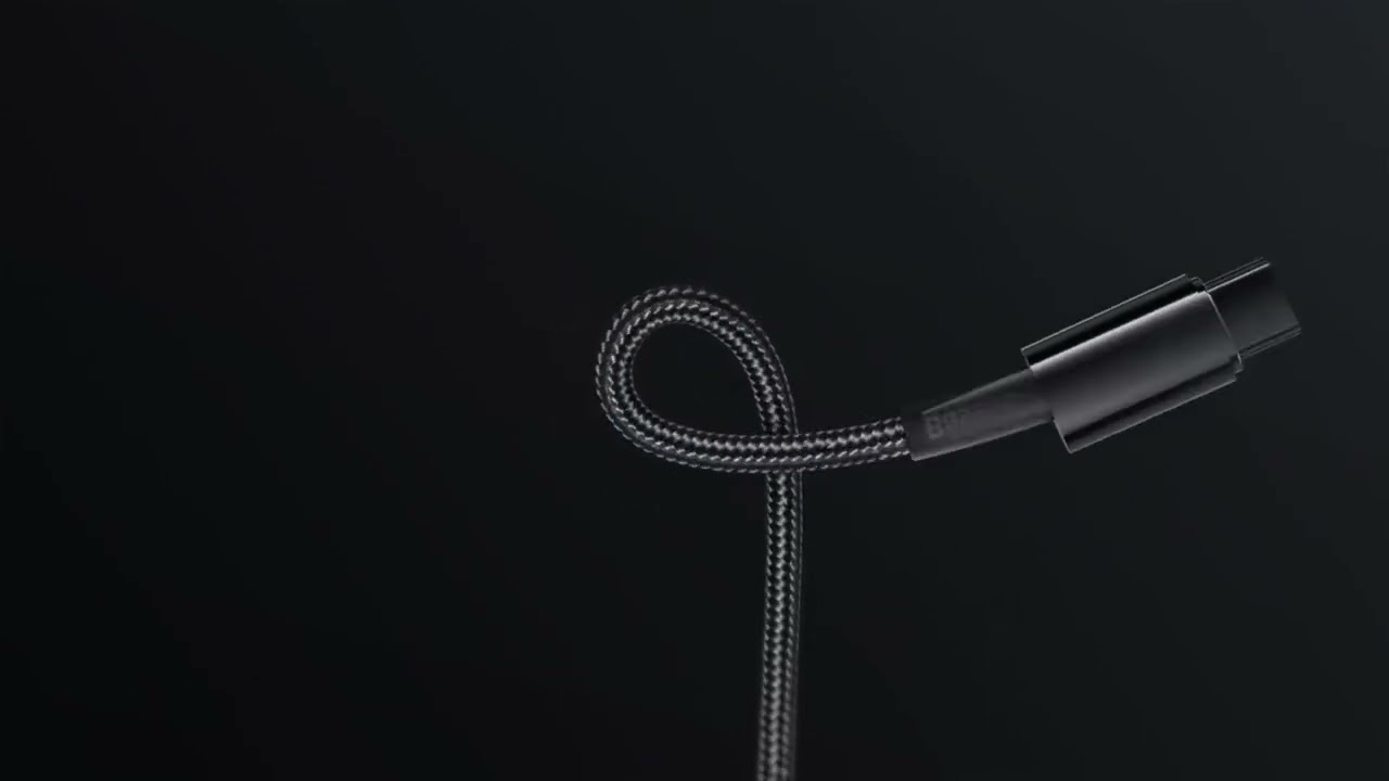 Bas192.- Câble USB de type C PD 100W pour recharge rapide, cordon de