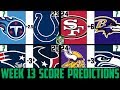 NFL WEEK 13 PICKS AGAINST THE SPREAD 2012-2013 - YouTube