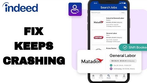 How To Fix And Solve Keeps Crashing On Indeed App | Easy Fix