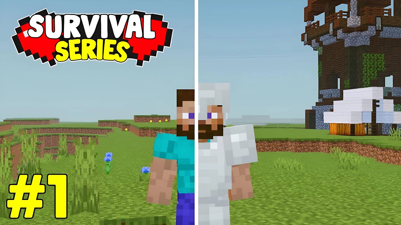 Minecraft Pe 1.21 Survival Found Village & Pillager Outpost ...
