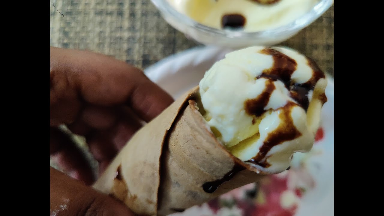 CONE ICECREAM RECIPE| CUSTARD ICECREAM | SUGEE KITCHEN