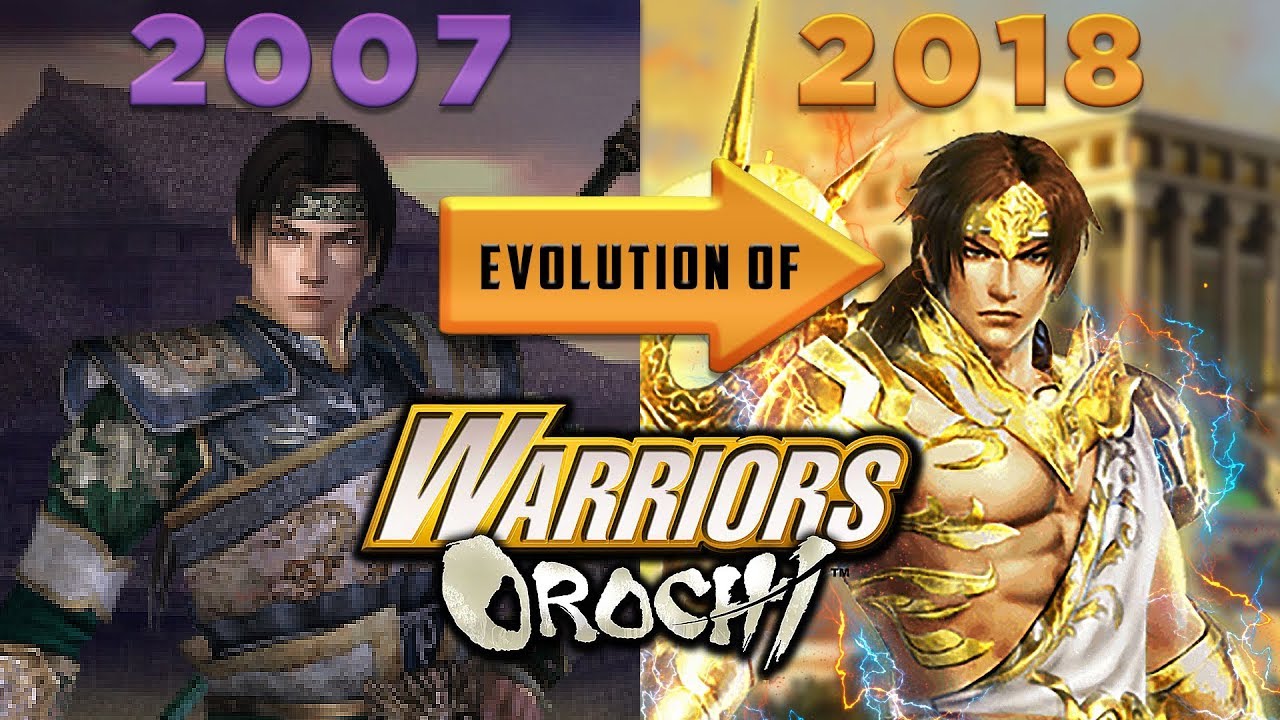 warrior orochi  New  Evolution of WARRIORS OROCHI Videogames 2007-2018