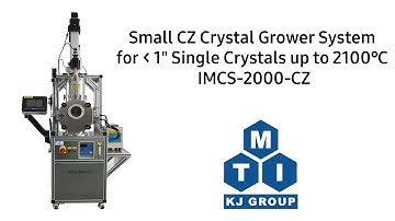 Small CZ Crystal Grower System under 1" Single Crystals up to 2100C - IMCS-2000-CZ