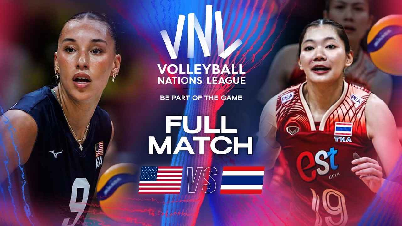 🇺🇸 USA vs. 🇹🇭 Thailand - 2024 VNL | Full Match (Women)