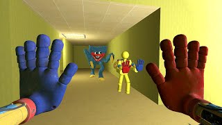 All Poppy Playtime Chapter 3 Monsters Chase with Grabpack in Liminal Hotel Garry's Mod pt 4