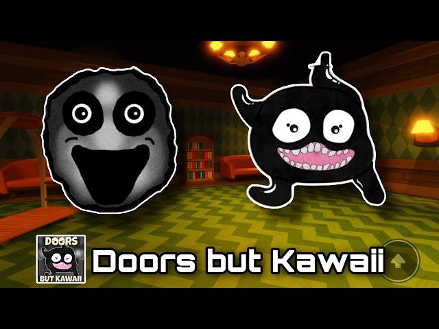 Doors But Kawaii New Hugger Vs Screech Jumpscares New Update 