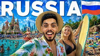 Russians on the beaches of RUSSIA 🇷🇺😳