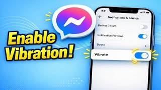 كيفية تفعيل خاصية الاهتزاز في تطبيق ماسنجر (2025) screenshot 5