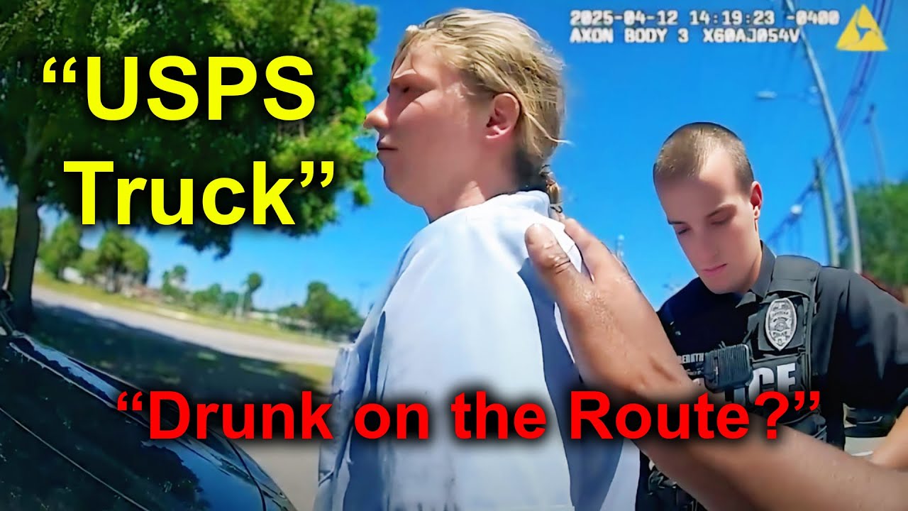 USPS Worker Caught Driving Drunk On Her Route - YouTube