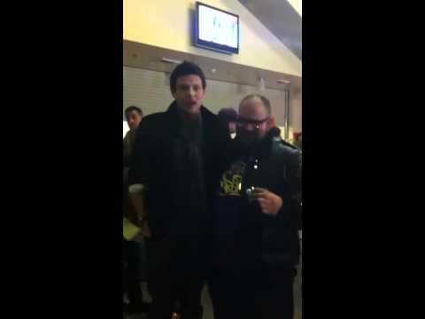 Cory Monteith from Glee and Stephen Kramer Glickma...