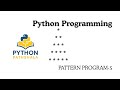 Python Pattern Printing Tutorial in Hindi | Hollow Pyramid / Star Pyramid Pattern | Python Program
