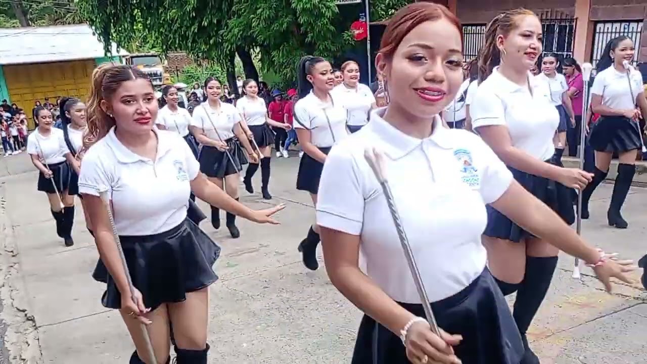 TACUBA AHUACHAPÁN EL SALVADOR. Desfile del correo de las fiestas patronales 2025.