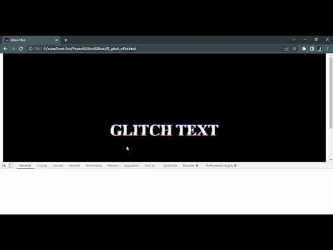 HOW TO MAKE Glitch Effects with HTML CSS #glitch #codewithharry @tanmaymandal6176  #programmer