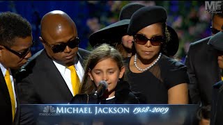 Paris s tears at the Michael Jackson Memorial 2009 SUB ITA