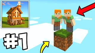 Pixel Craft legends One Block Multiplayer Survival Episode 1 - Gameplay Walkthrough screenshot 4