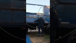 кузовной ремонт кузова на бортовом прицепе став 8499! Продолжение  следует ... !!!