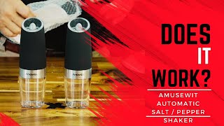 I TESTED THE AmUseWit ELECTRIC SALT/ PEPPER GRINDER | REVIEW