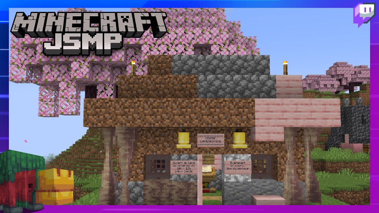 Le plus beau bâtiment de l'Histoire - Le JSMP - Minecraft SMP VOD #01 ...