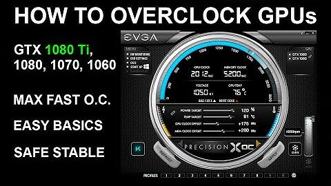 HOW TO OVERCLOCK A GPU -  GTX TITAN X, GTX 1080Ti, GTX 1080, GTX 1070, GTX 1060