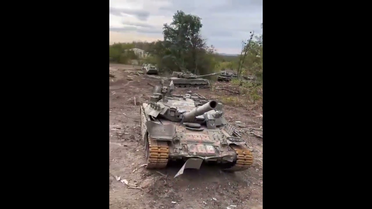 Ukrainian Forces capture Russian Armor during the Kharkiv counter offensive