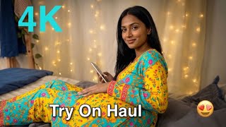 Yoga 💞 Sheer Transparent Haul 2026 (4K) | Lingerie, Micro Bikini & Outfits