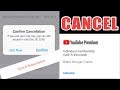How to Cancel Youtube Premium Account - YouTube