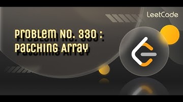 Day 13/100 of Mastering Leetcode : Problem of the Day Solution (Problem No. 330) Easy c++ Solution