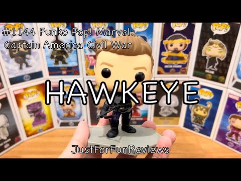 Funko Pop! Marvel Civil War Build a Scene Hawkeye Exclusive Figure