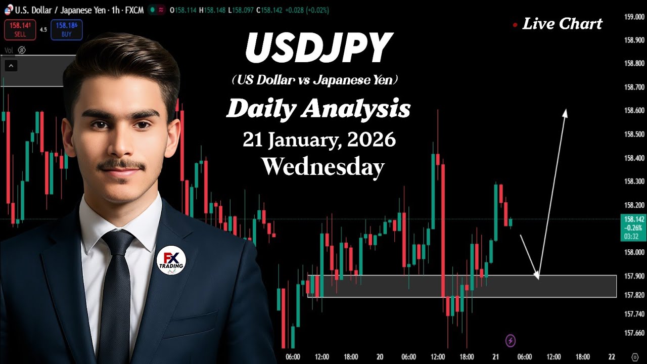 USDJPY Today Analysis | USDJPY  Daily Analysis | USDJPY  Today Price Prediction 21 JAN 2026