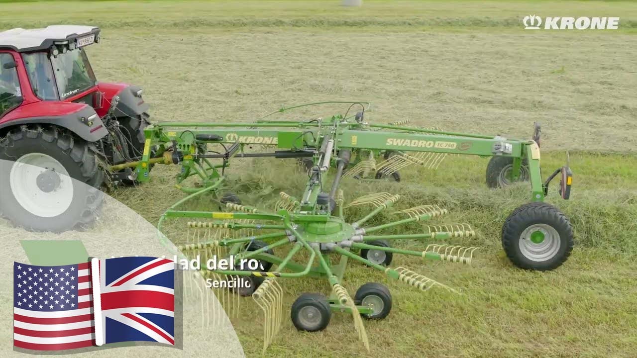 Hydraulic driven central fan rotor for dry crops – KRONE Swadro TC