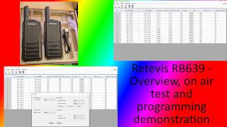 Retevis RB639 - Overview, on air test and programming demonstration
