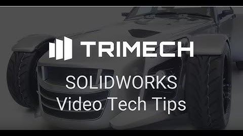 Video Tech Tip: Creating Animations Using SOLIDWORKS Animation