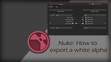 How to export a white alpha in Nuke | Nuke Tutorial