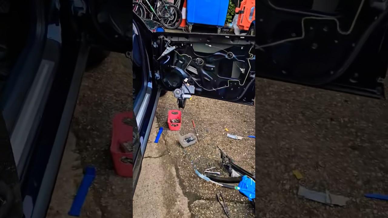 Replaced Window Regulator 😅 Audi A4