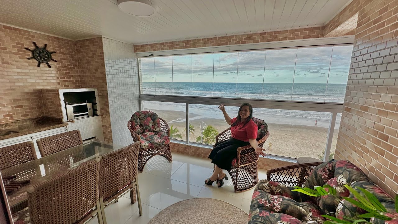 Lindo apartamento💎😍 frente mar🏝️ mobiliado 🔑Litoral Sul - SP 📍☀️