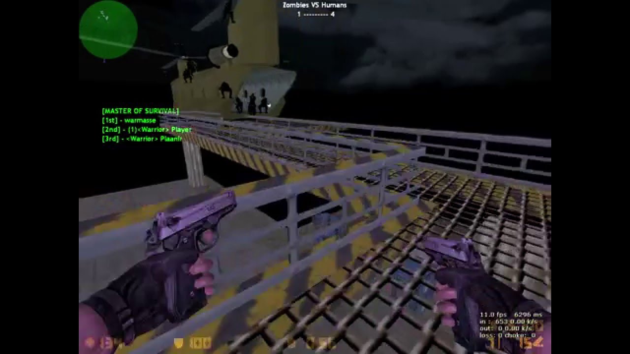 cs 1.6 zombie escape Trend Gamer (Bassem Game Play)