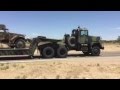 M916 w/M870A1 Hauling halftrack