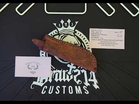 This cool little custom fixed blade caught my eye at the Show.