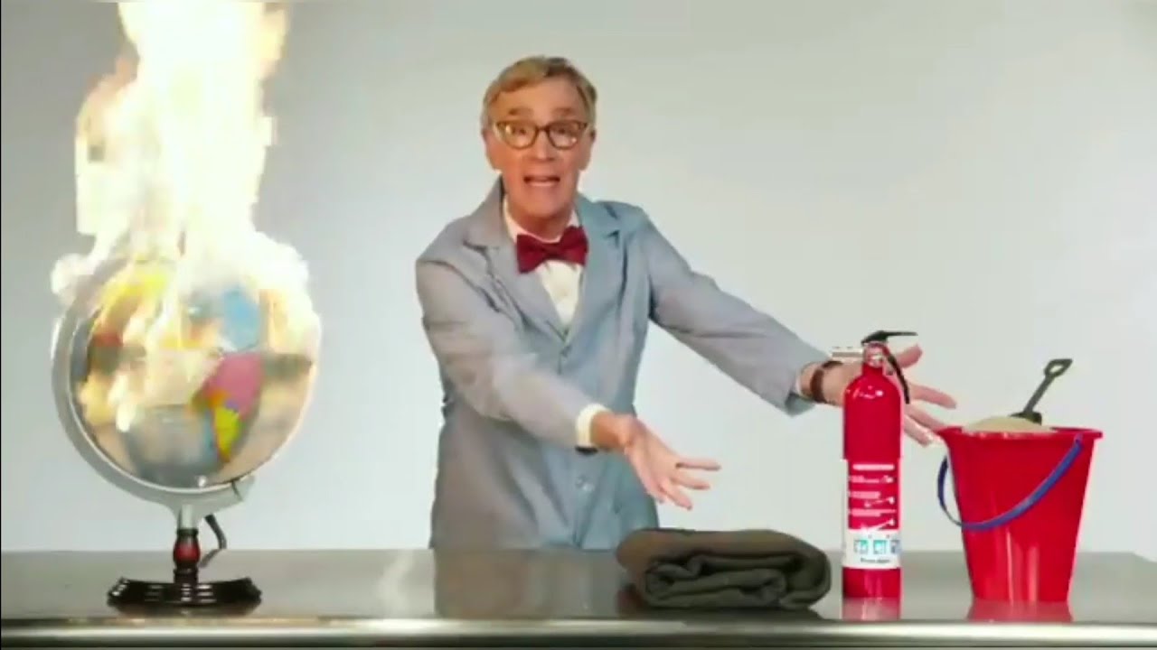 Bill Nye warns: 'The planet's on (expletive) fire'