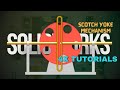 Scotch Yoke Mechanism | Mechanical Mechanisms | Converting Rotational into Linear | 4X Tutorials
