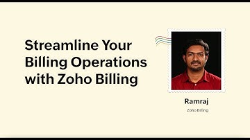 Streamline Your Billing Operations with Zoho Billing | Zoholics USA 2025