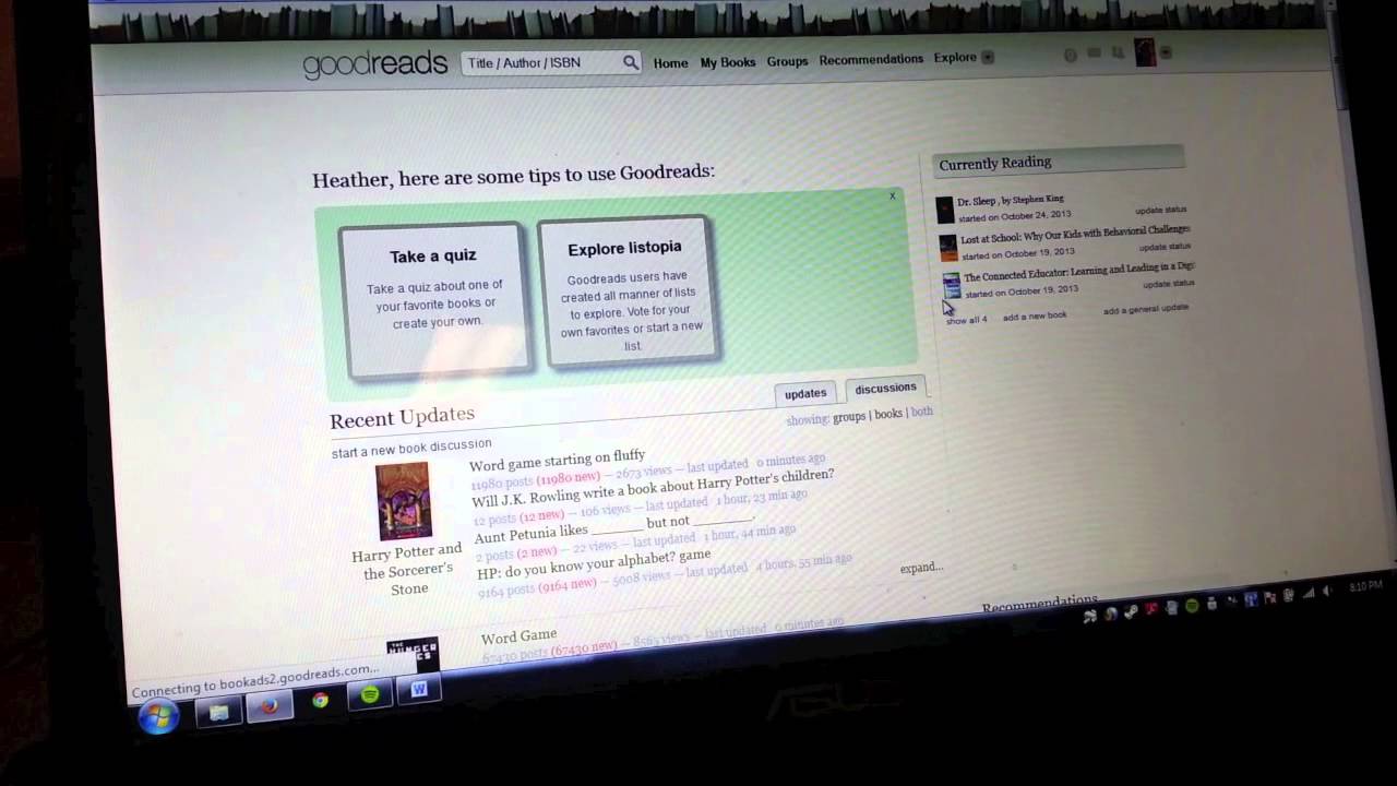 Communication on this topic: How to Use Goodreads Groups, how-to-use-goodreads-groups/ Discussion on this topic: How to Use Goodreads Groups, how-to-use-goodreads-groups/